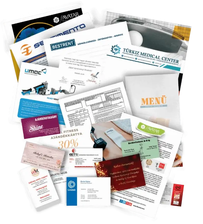 Digitális nyomtatás referencia