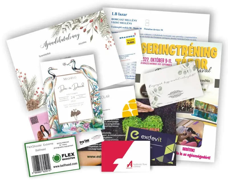 Színes szórólapok és prospektusok nyomtatása